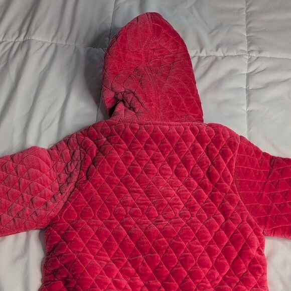 Kate Quinn 12-18 Months Pink Quilted Snow Suit Bunting, NEW - Picture 4 of 12